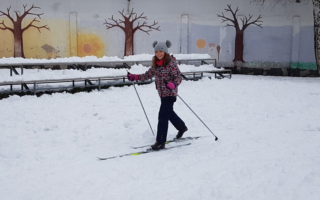 Snežne radosti pri predmetu Šport